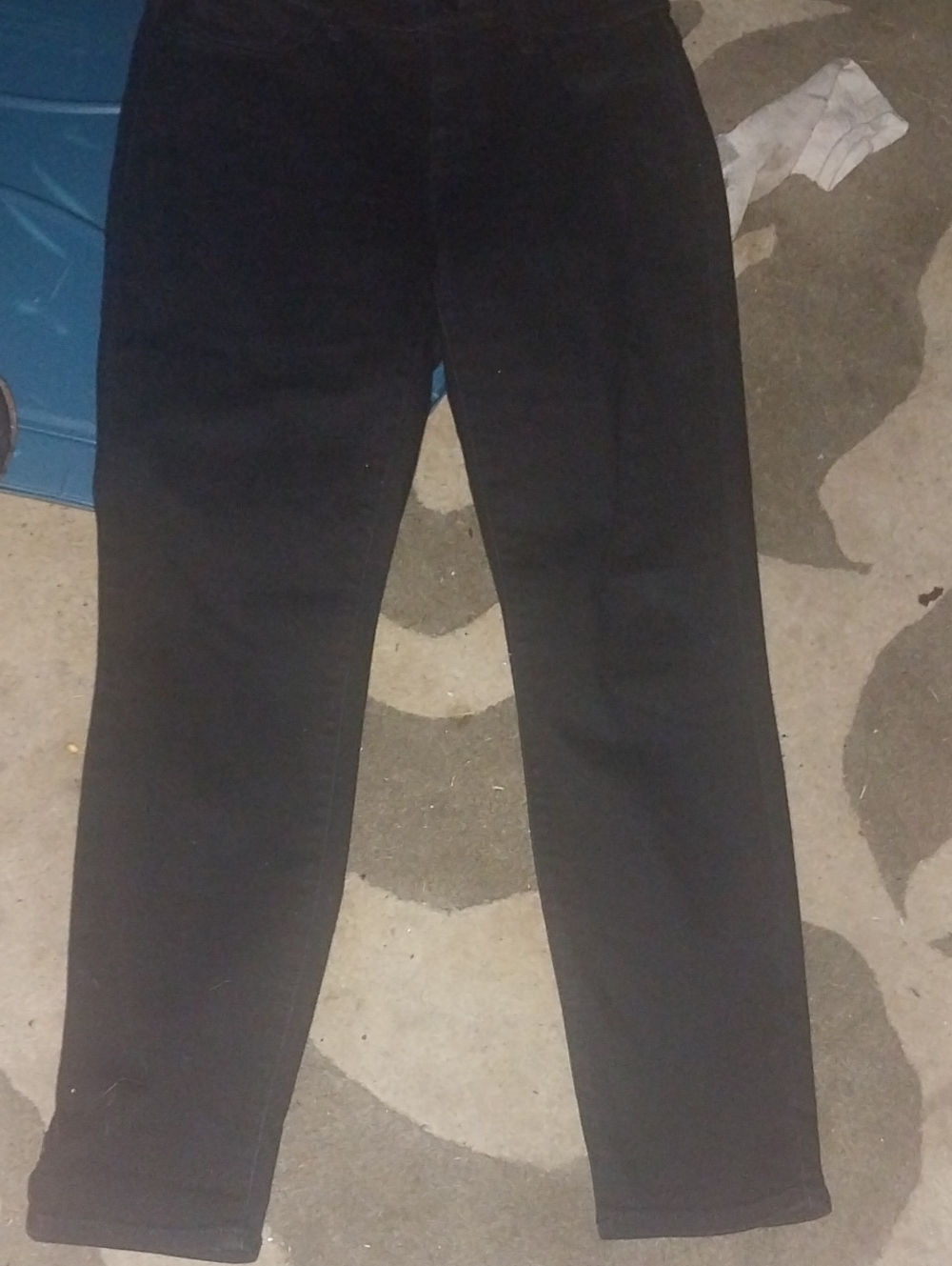 Classic Black Straight-Leg Pants